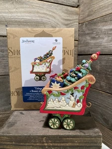 Jim Shore Santa's Christmas Train Car “Tidings in Tow" Enesco Hand Crafted W/Box - Picture 1 of 8