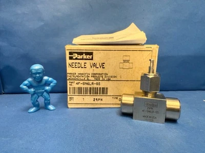 Parker 4F-SN6LR-SS Needle Valve 15,000 PSI - Image 1 of 4