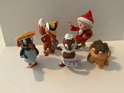 Sandmännchen Märchenwald 5 x Figur Bullyland Bully Elster,Fuchs,Pittiplatsch.. - Bild 1 von 4