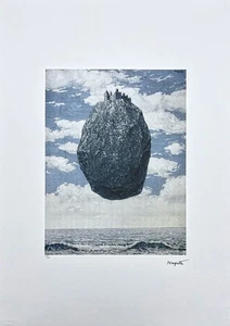 RENÉ MAGRITTE - Le Chateau - signed, numbered edition 65/100, 50x70 cm - Picture 1 of 5