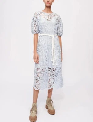 Vestido para mujer Maje talla 36 FR/S bordado con cinturón floral MFPRO02349 Foto 1 de 4