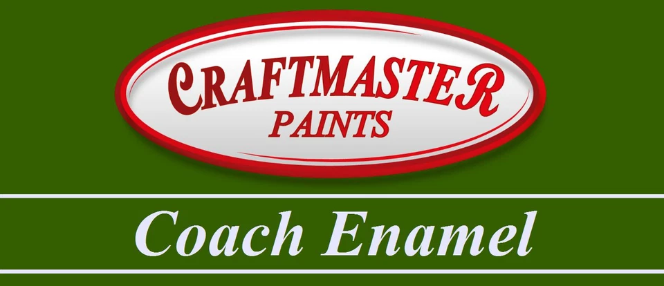 Craftmaster Brushing Coach Enamel BMC Colours A-H Paint 1 Litre