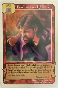 Redemption CCG Limited Fearlessness Joshua Common EXCELLENT Cactus Game Designs - Picture 1 of 2