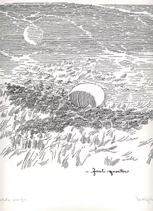 WILLIAM CRUTCHFIELD - FIRST QUARTER - Serigrafía original firmada a mano 1970 - Imagen 1 de 1