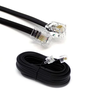 20 m RJ11 ADSL-Kabel Breitband Internet Router Modem DSL Telefon Verlängerungskabel UK - Bild 1 von 12