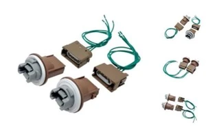 2Pcs Tail Light Brake Signal Lamp Socket & Wire YF1Z13411CA Compatible with - Picture 1 of 7