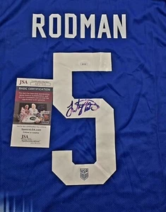 Trinity Rodman 2024 Olympic Gold Medalist Signed USA Jersey Size L JSA CERTIFIED - Picture 1 of 3