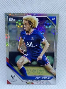 2021-22 UEFA Champions League Base Starball Foil #33 Xavi Simons - Picture 1 of 2