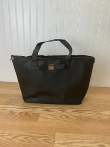 Macbeth Collection Black Computer Tote Bag 2 Handles - Picture 1 of 5