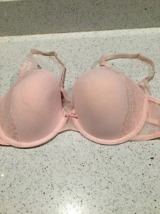 Victoria's Secret Angels Women's Pink Lace Lined Demi Bra Size 36D - Bild 1 von 3