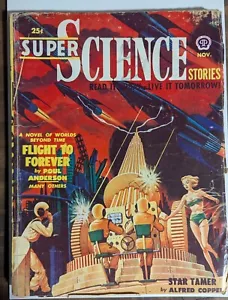 Super Science Stories Pulp, Nov. 1950 Vol. 7 #3 VG Van Dongen Cover GGA Sci Fi - Picture 1 of 3