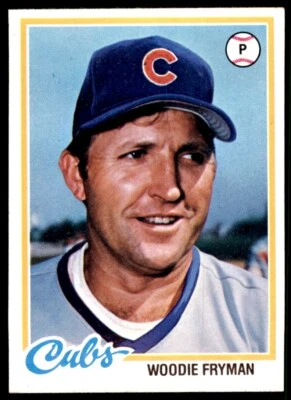 1978 TOPPS WOODIE FRYMAN CHICAGO CUBS #585 (106) - Image 1 of 2