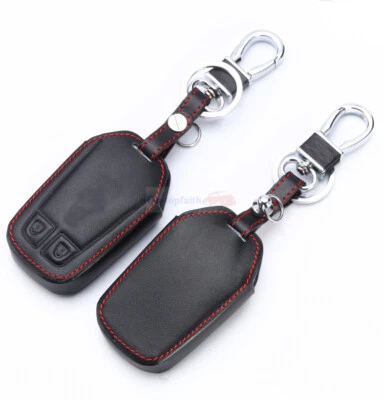 Fit ISUZU MU-X MUX MU X D-MAX 2 Button Remote Key Fob Bag PU Leather Cover Case - Image 1 of 4