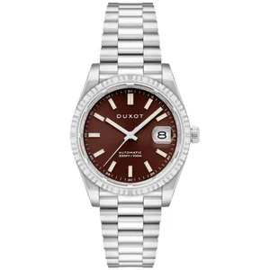 Duxot Marcel Automatic Coffee Brown Men's Watch - Brand New - Picture 1 of 4