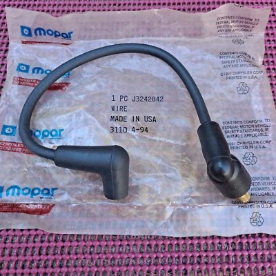 1987-1990 Jeep Cherokee Comanche 2.5L NOS MoPar IGNITION COIL WIRE - Image 1 of 2