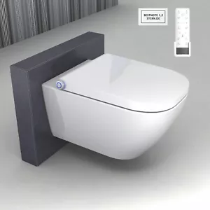 Dusch WC Komplettanlage Spülrandlos Bidet Toilette elektrisch BERNSTEIN 1104 Pro - Bild 1 von 18