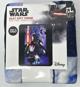 Star Wars Silky Soft Throw 40IN. X 50IN. Super Soft And Comfortable. - Picture 1 of 2