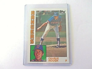 1984 TOPPS #118 CHARLIE HOUGH TEXAS RANGERS CARD   NM-MT - Picture 1 of 2