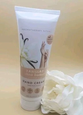 Ароматерапия ритуалы ваниль ши масло крем для рук 8,5 жидких унций новый и запечатанный  - Изображение 1 из 3