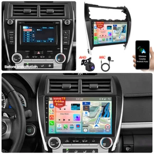 4G+64G Android 13.0 Carplay Car Radio For 2012-2014 Toyota Camry GPS DSP +Camera - Bild 1 von 21