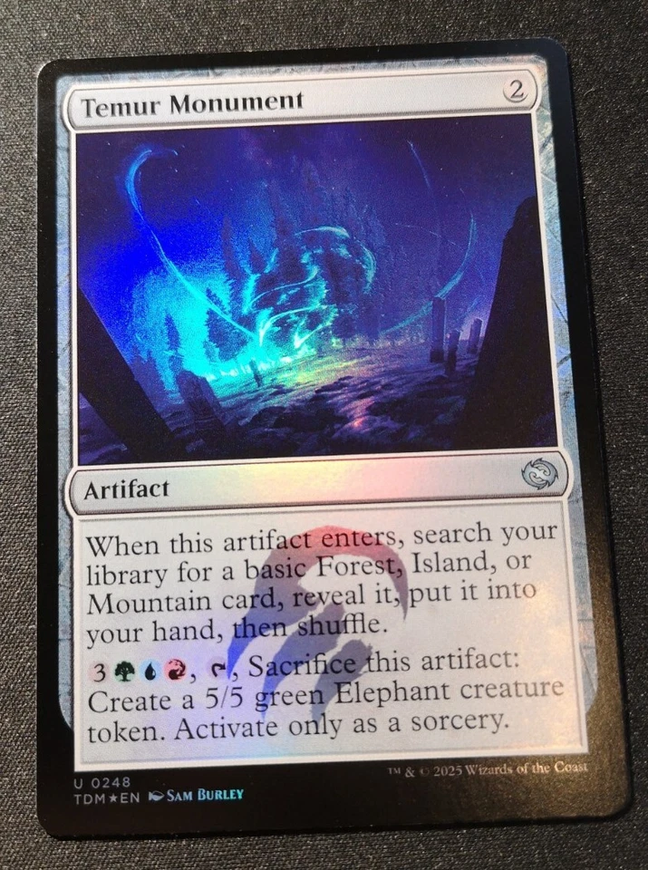 Temur Monument - Foil - TDM - MTG - EN - NM - 0248 - Image 1 of 1