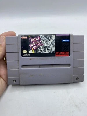 King Arthur's World (Super Nintendo, 1993) SNES Authentic Cartridge Tested - Image 1 of 2