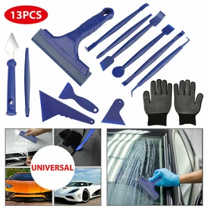 13PCS Car Window Tint Wrapping Vinyl Tools Squeegee Scraper Applicator Kits - Picture 1 of 8