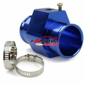 30mm 1.2" Water Temperature Joint Pipe Sensor Gauge Radiator Hose Adapter Blue - Picture 1 of 8