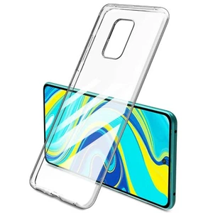 COVER TRASPARENTE PER XIAOMI REDMI NOTE 9 PRO CUSTODIA MORBIDA SILICONE TPU SLIM - Zdjęcie 1 z 10