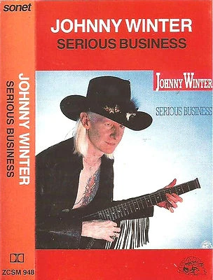 Johnny Winter ‎Serious Business CASSETTE ALBUM Sonet ‎ZCSM 948 Blues Rock Elect - Image 1 of 4