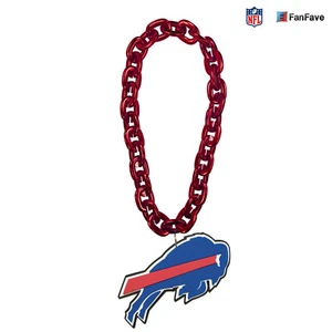 Buffalo Bills NFL New Fan Chain Necklace Foam 5 Colors! - Picture 1 of 3