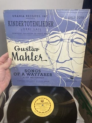 Gustav Mahler Kindertotenlieder Songs Of A Wayfarer Lori Lail Radio Berlin Vinyl - Image 1 of 4