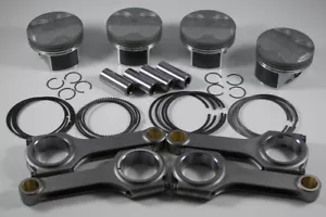 JDM NIPPON RACING 87MM SCAT RODS RRC CTR K24A HIGH COMP K24 FD2 PISTON SET NPR - Picture 1 of 4