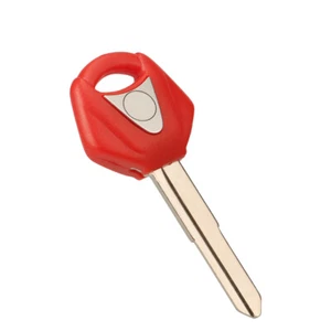 1 Red Motorcycle Uncut Blank Key For Yamaha YZF R1 R6 YZF600 FZ1 FZ6 MT07/09 - Picture 1 of 1