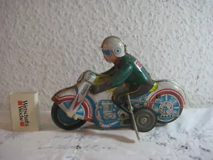 Tintoy Blechspielzeug Motorrad MS 702 mit Uhrwerk aus Sammlung - Bild 1 von 8