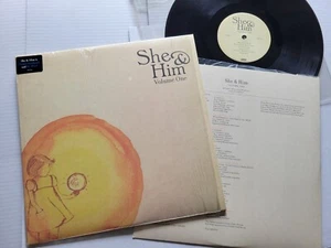 SHE & HIM - Volume One 2008 Zooey Deschanel M. Ward 180 GRAM Lp NM/NM in shrink - Picture 1 of 8
