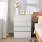Chest Of 4 Drawer Tall Dresser For Bedroom Clothes Storage Furniture Cabinet