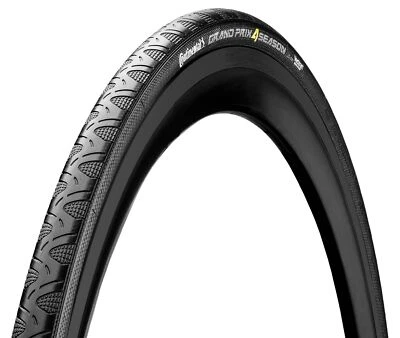 Continental Grand Prix 4 Season 700x28 Road Clincher Tire - Black