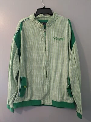 Vintage Coogi Green Track Jacket Size 4XL Streetwear Y2K Foto 1 de 4
