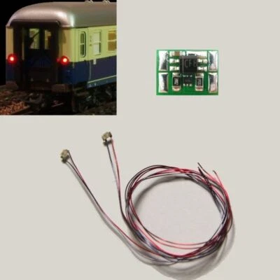 KOKOLOGGO LED Zugschlußbeleuchtung Schlußbeleuchtung SMD 0603 rot H0 TT N Z 5 Stück S734