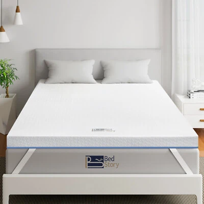 10CM 7CM Memory Gel Kaltschaum Topper Matratzenauflage 90 140x200 160 180x200 - Bild 1 von 4