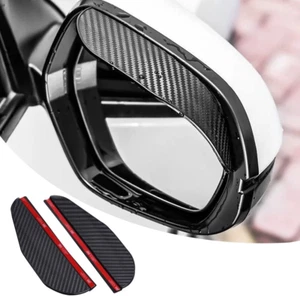 Mirror Rain Visor Eyebrow, Side Mirror Rain Guards, Covers for Car Fit 2 Pk - Picture 1 of 12