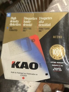 3M High Density DS HD 3.5" Diskette - Box of 10 (12513) - Bild 1 von 3