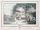 Couronnement de la rosière 1786 Ch Benazech lithographie d’époque dans son jus