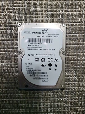 Seagate ST9250315AS P/N 9HH132-022 250GB 2.5" SATA Hard Drive - Image 1 of 3