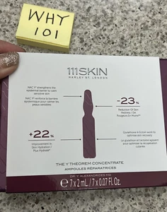 111Skin The Y Theorem Konzentrat Ampullen Menge 7: 2 ml/0,07 oz EA. 7 Tage RET 175 $ - Bild 1 von 16