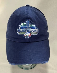 Bud Light Hut 2010 Bud Bowl Miami verstellbar dunkelblau Bierhut - Bild 1 von 8