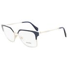 Brand New Miu Miu Authentic Eyeglasses VMU 52O UE6-101 Blue Frame Case Rx Italy