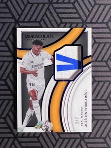 Aurelien Tchouameni 2022 2022-23 Panini Immaculate In the Game Patch #IG-ATM 5/7 - Bild 1 von 2