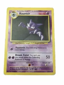 Pokémon TCG Haunter Base Set 29/102 Regular Unlimited Uncommon - Picture 1 of 6